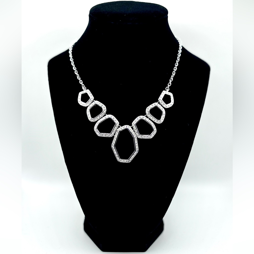 Frame Necklace Touchstone Crystal By Swarovski 38$